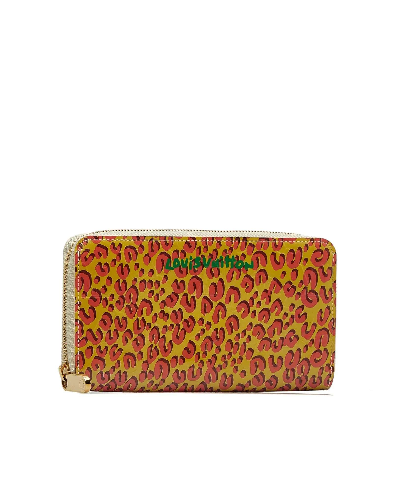 Leopard Vernis Zip-Around Wallet