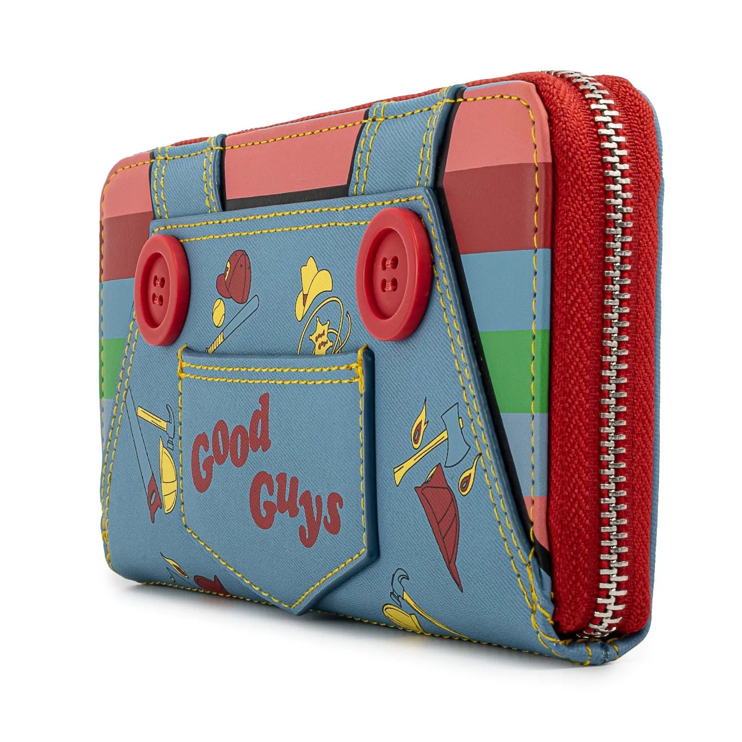 Loungefly Childs Play Chucky Cosplay Zip Around Wallet