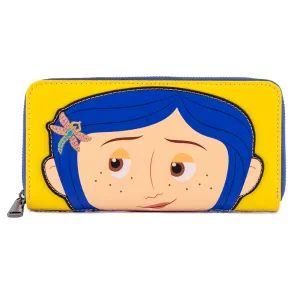 Loungefly Laika Coraline Rain Coat Cosplay Zip Around Wallet