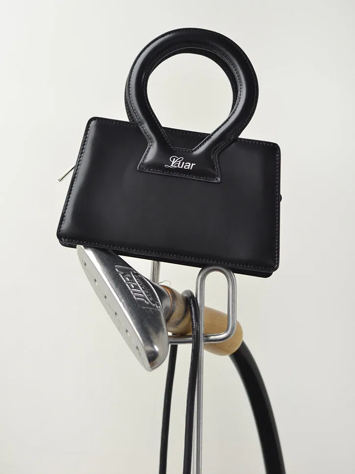 Luar Ana Bag Small, Shiny Black