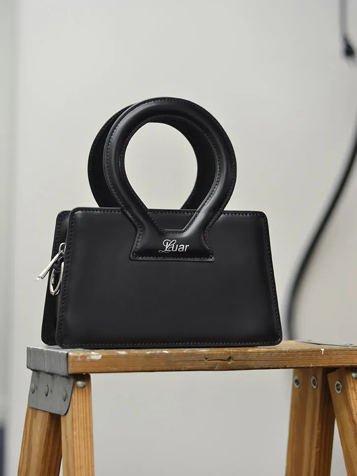 Luar Ana Bag Small, Shiny Black