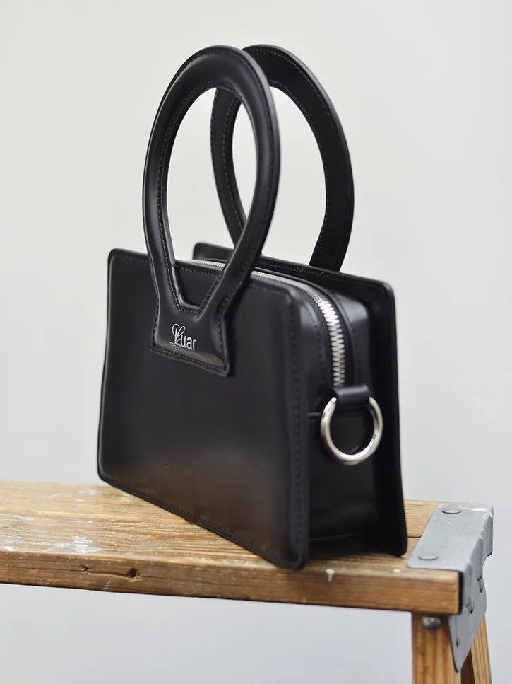 Luar Ana Bag Small, Shiny Black