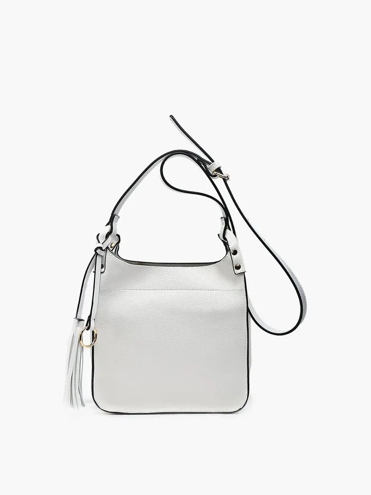 LUCINDA SQUARE CROSSBODY WHITE