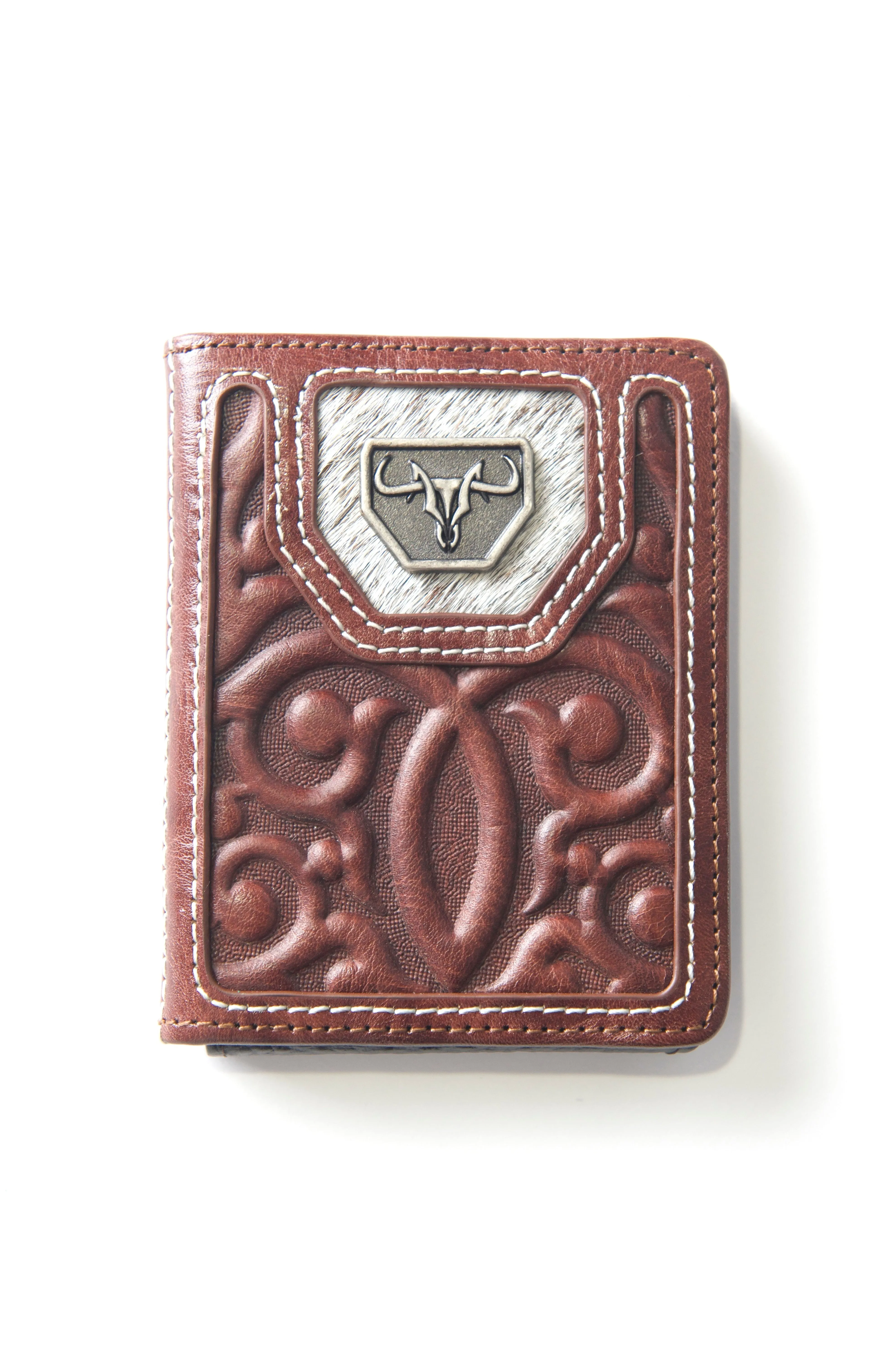 Men's Genuine Leather Wallets - Brown