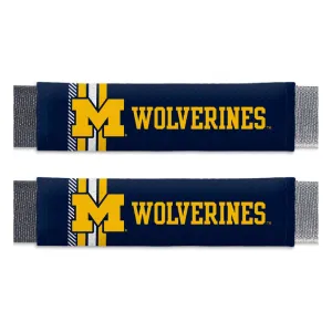 Michigan Wolverines Team Color Rally Seatbelt Pad - 2 Pieces