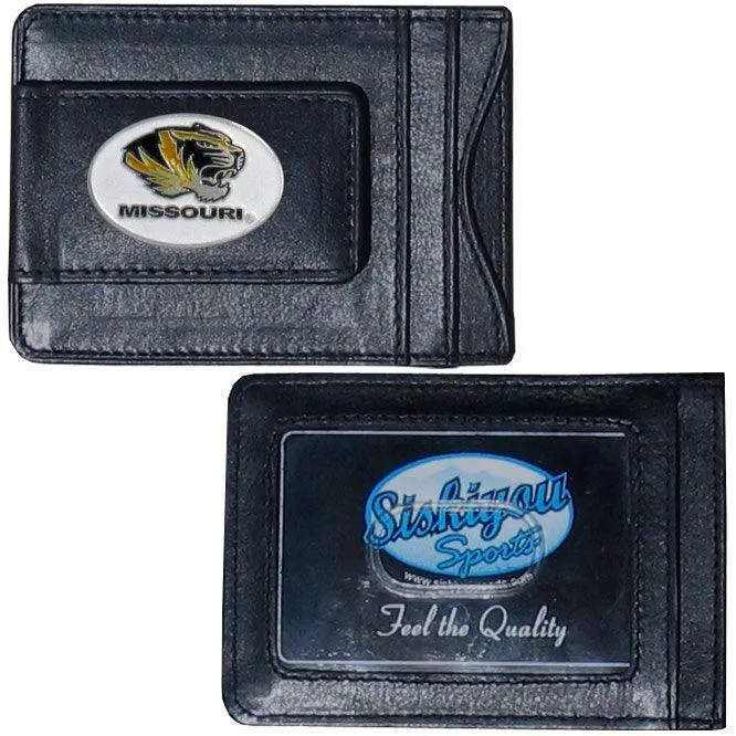 Missouri Tigers Leather Cash & Cardholder