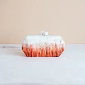 Orange Clutch Purse - Handmade Clutch