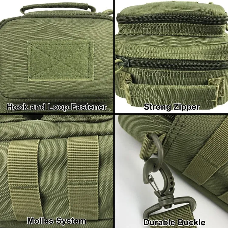 Outdoor Mountaineering Waterproof Shoulder Bag Shoulder Bag(ArmyGreen)