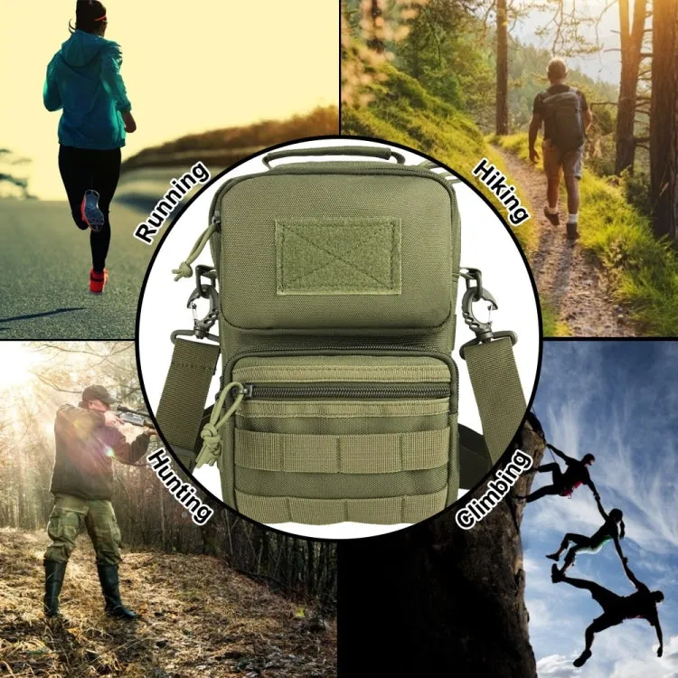 Outdoor Mountaineering Waterproof Shoulder Bag Shoulder Bag(ArmyGreen)