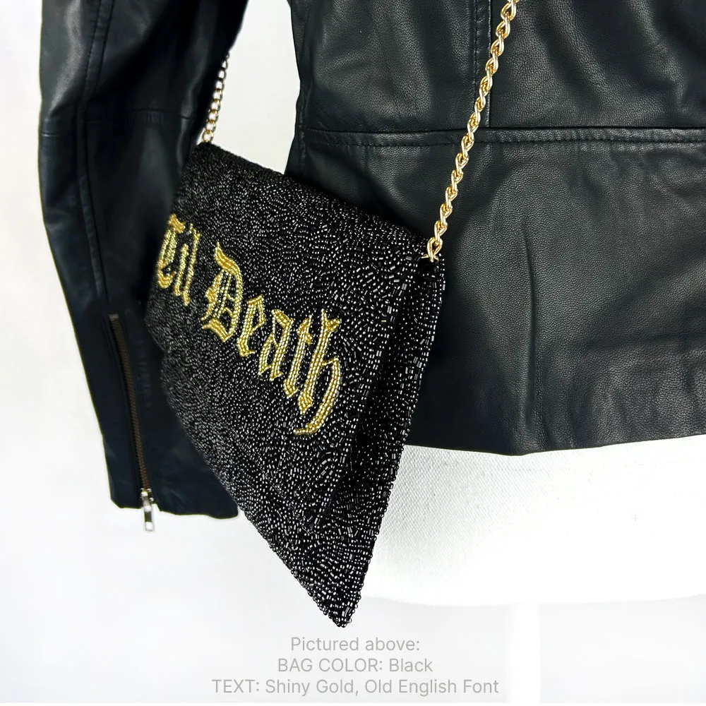 Personalized Til Death Clutch Purse Gift (LHFC)