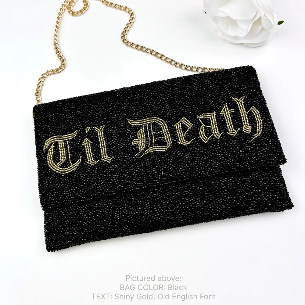 Personalized Til Death Clutch Purse Gift (LHFC)