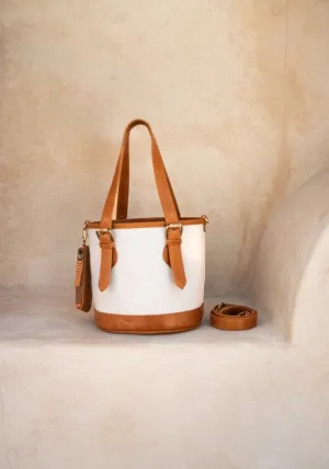 Petra Bucket Bag- Chestnut Antique