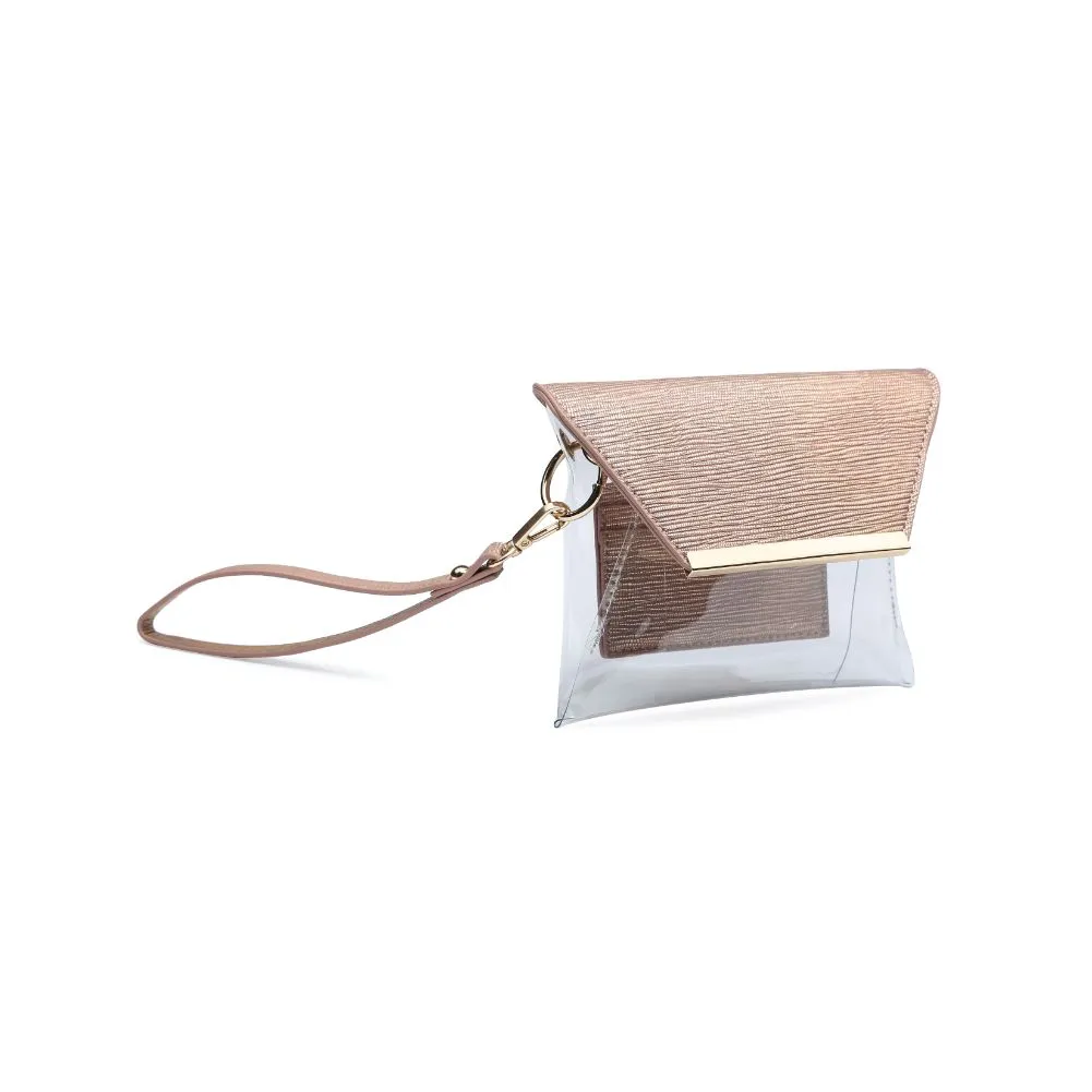 Reese Metallic Wristlet