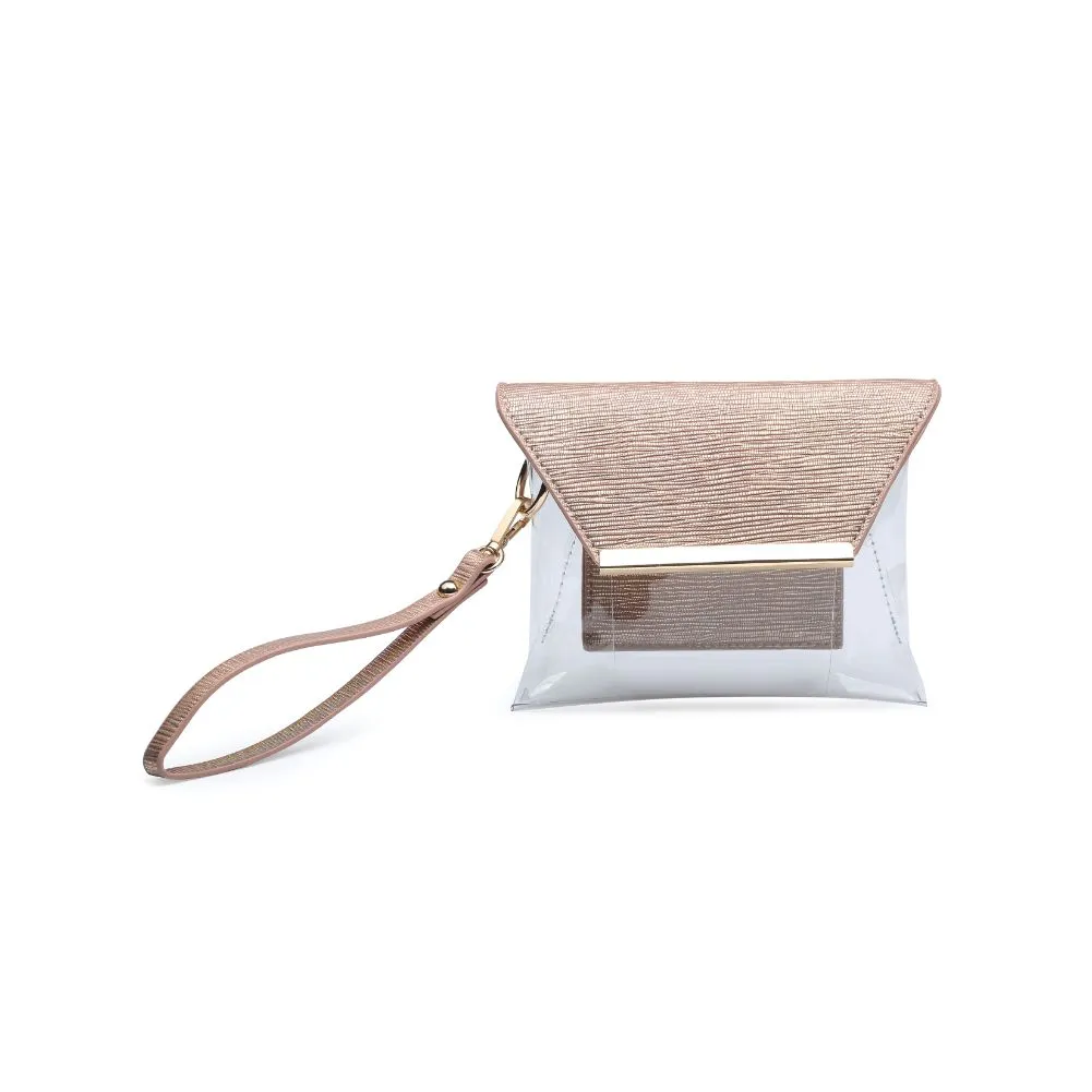 Reese Metallic Wristlet