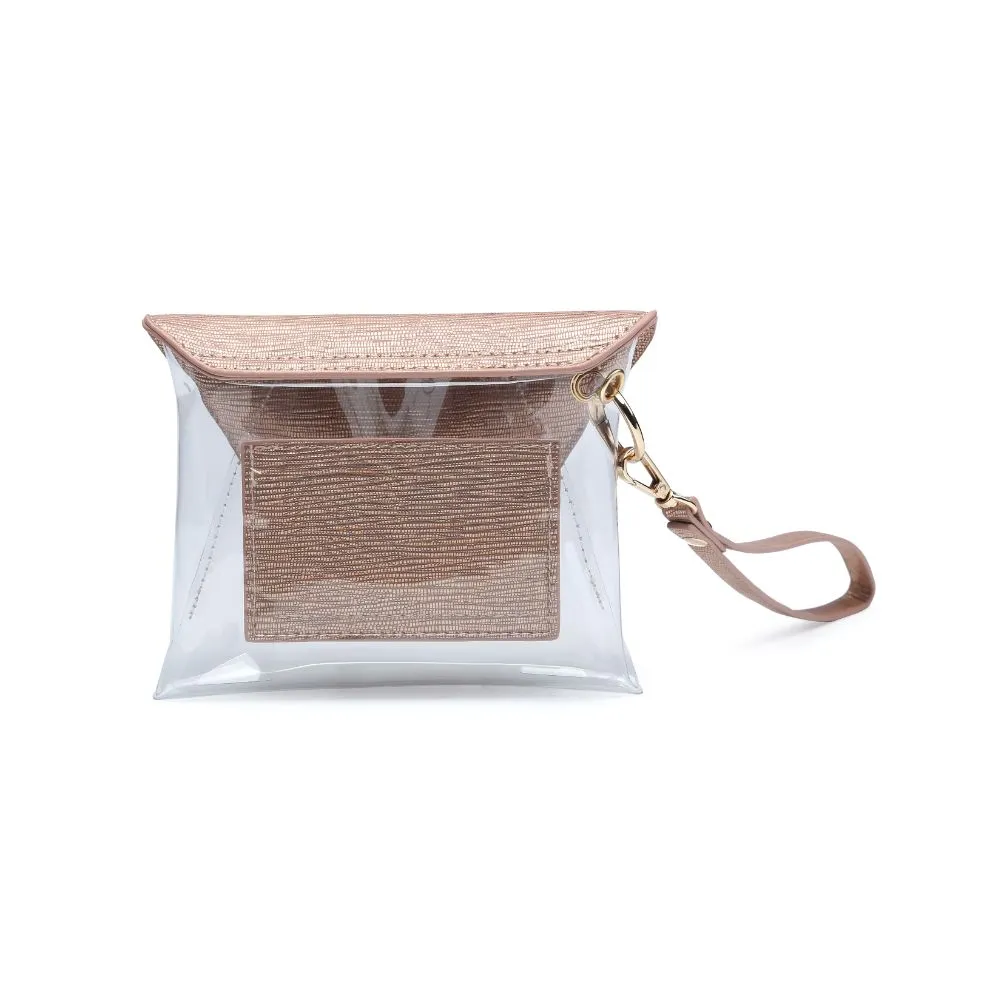 Reese Metallic Wristlet