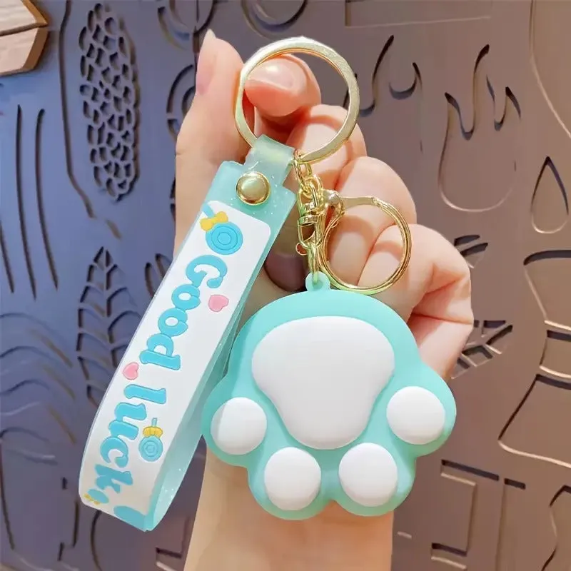 Royal And Stylish Paw Keychain .