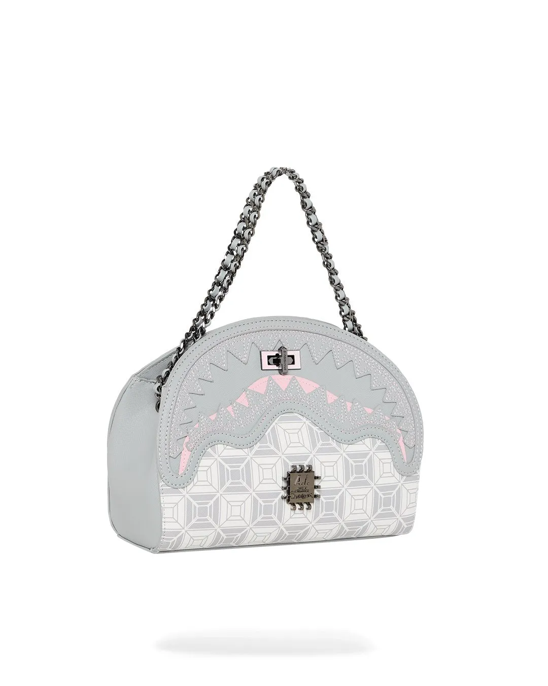 Sprayground Ai Stunna Cream Shark Handbag B5562