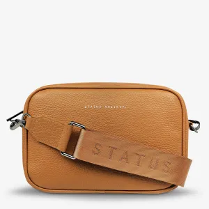 STATUS ANXIETY - PLUNDER - TAN WEBBED STRAP