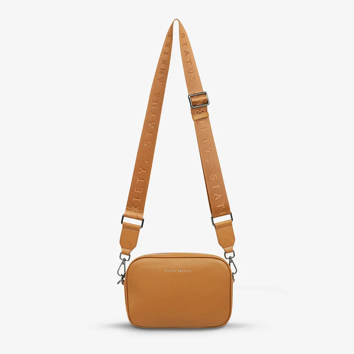 STATUS ANXIETY - PLUNDER - TAN WEBBED STRAP