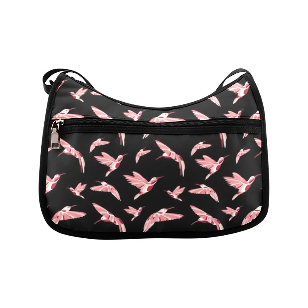 Strawberry Black Crossbody Bags