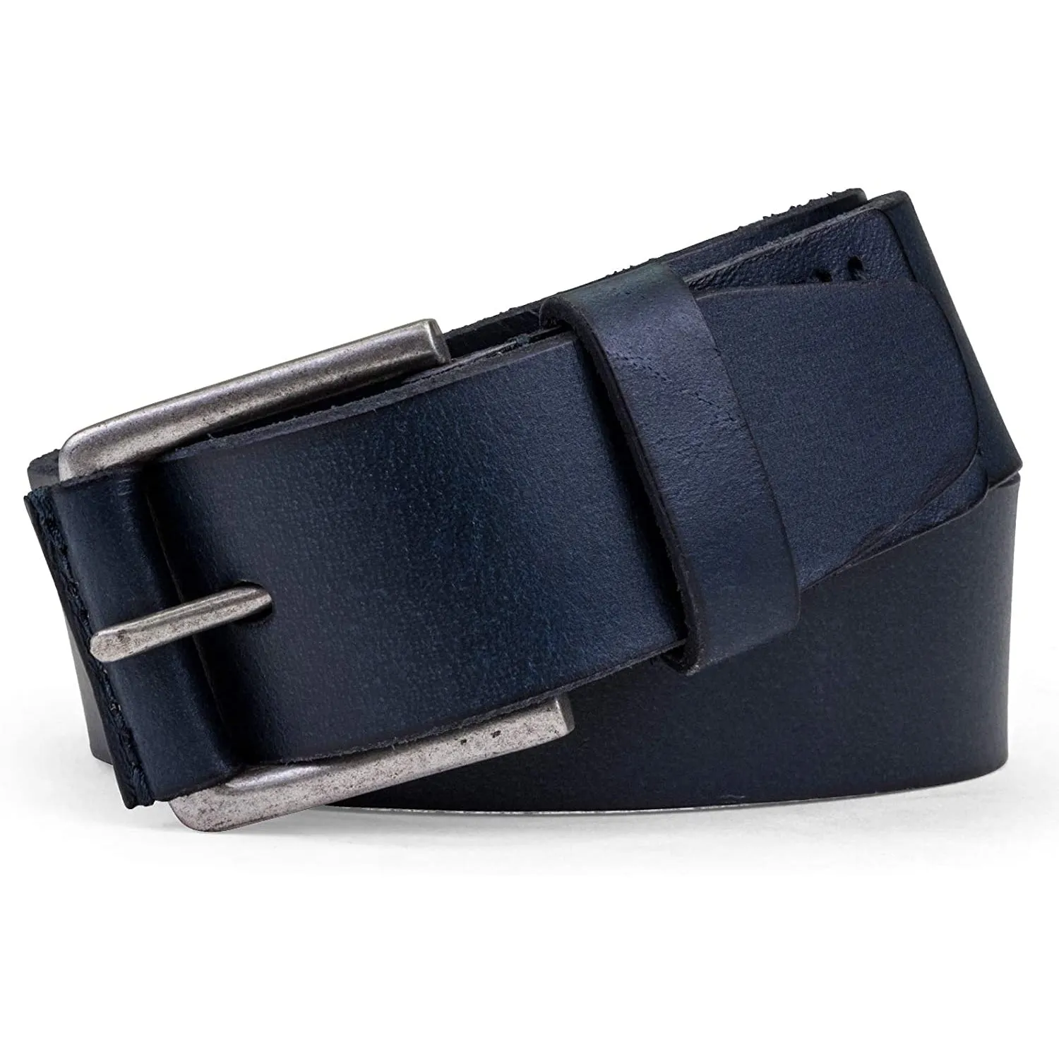 Timberland Men's Casual Leather Belt | Navy Blue