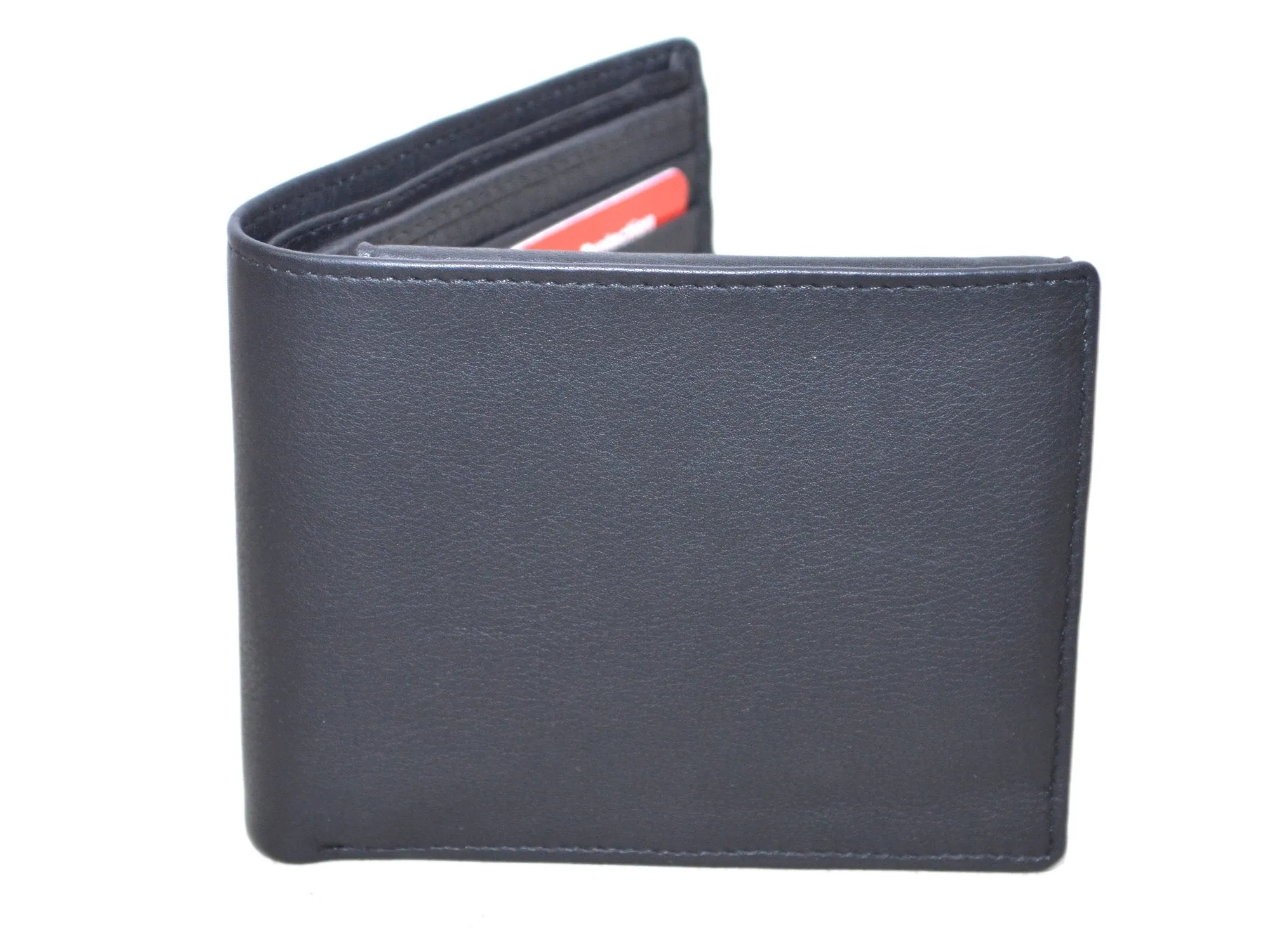 Touro Signature Leather Wallets Pebble Grain Flip ID Wallet